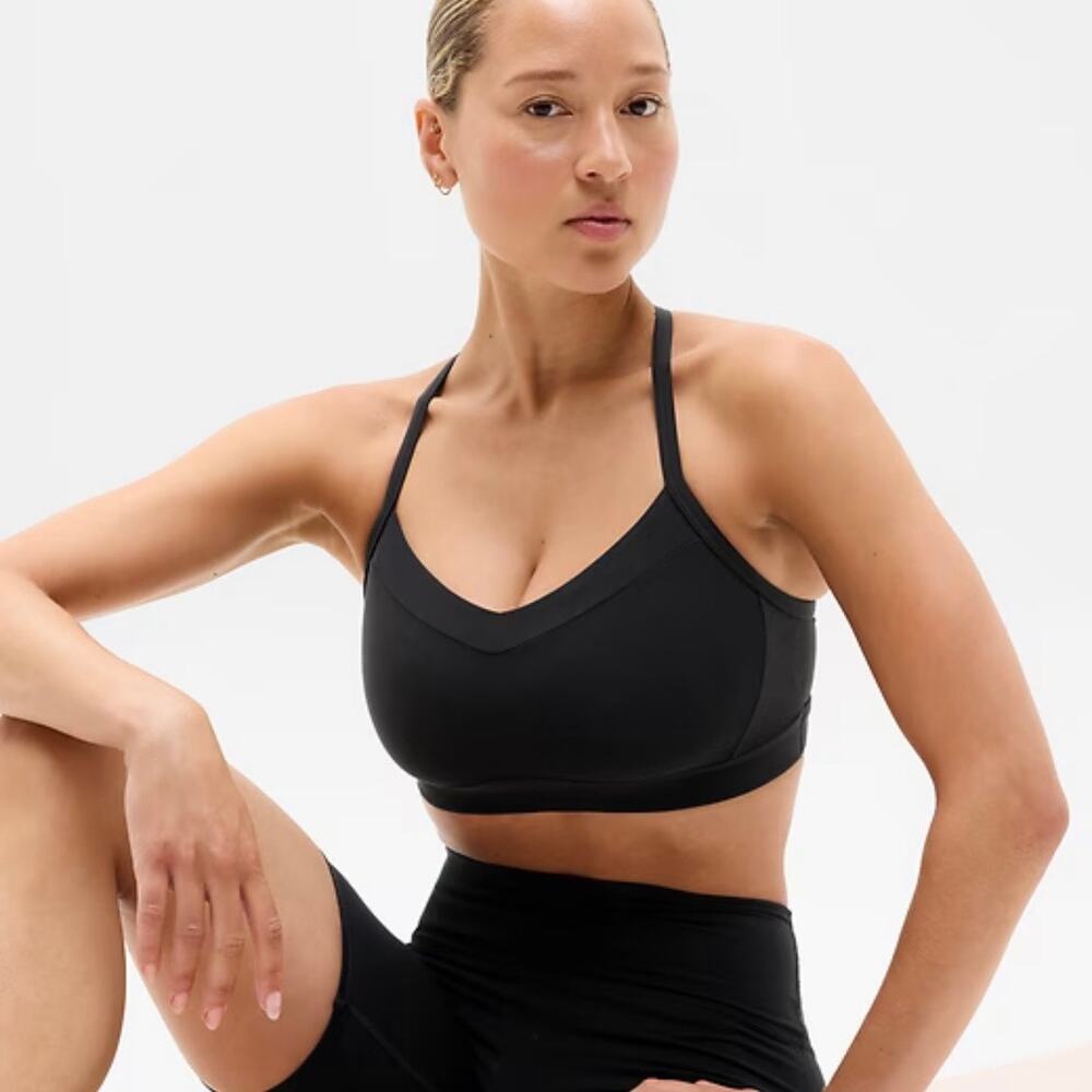 Athleta Vital Sports Bra D-DD Cup Black M 769482 NEW